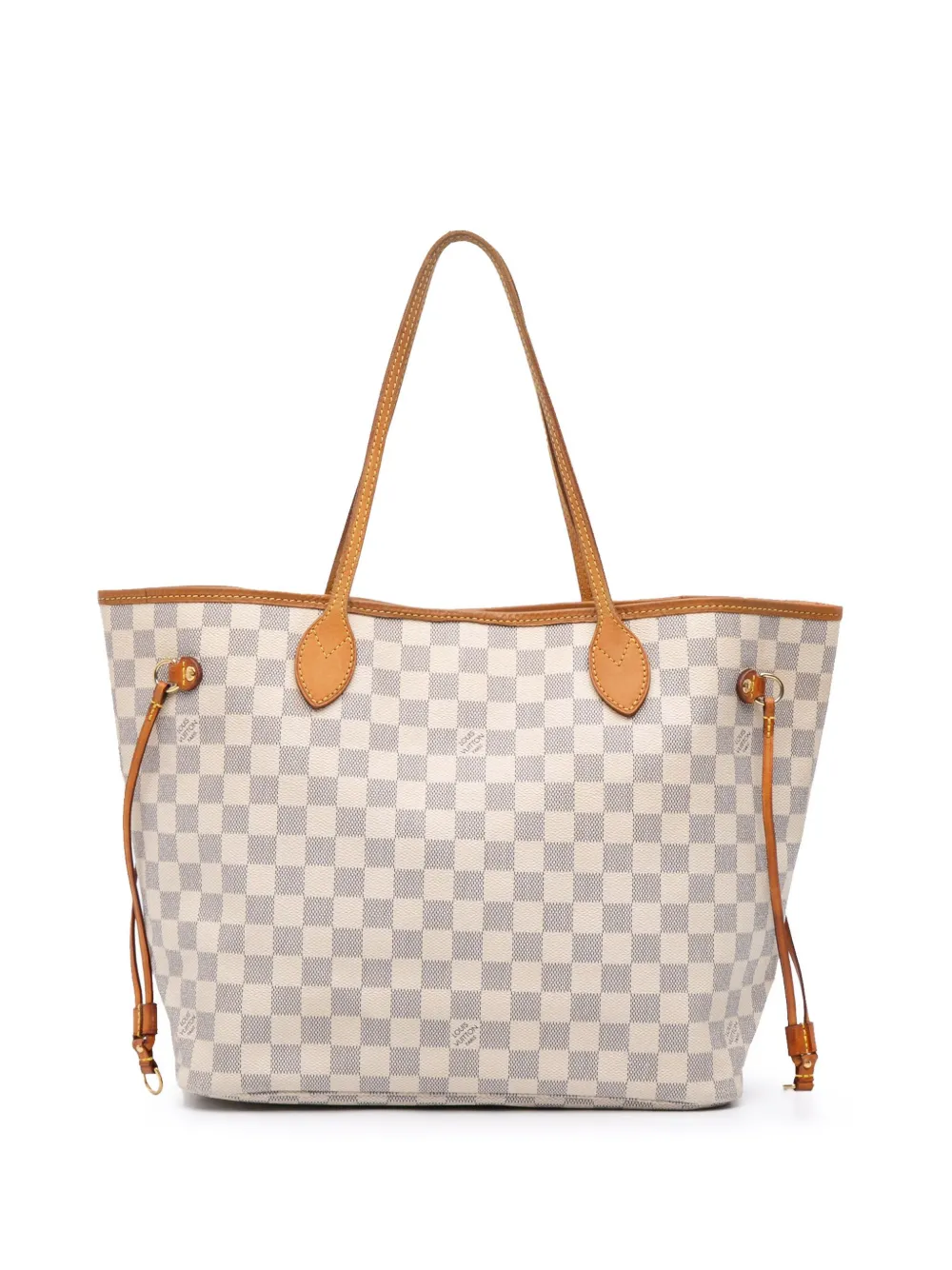 2011 Damier Azur Neverfull MM tote bag