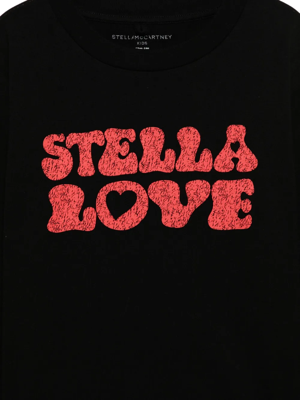 Stella McCartney Kids Top met lange mouwen en print Zwart