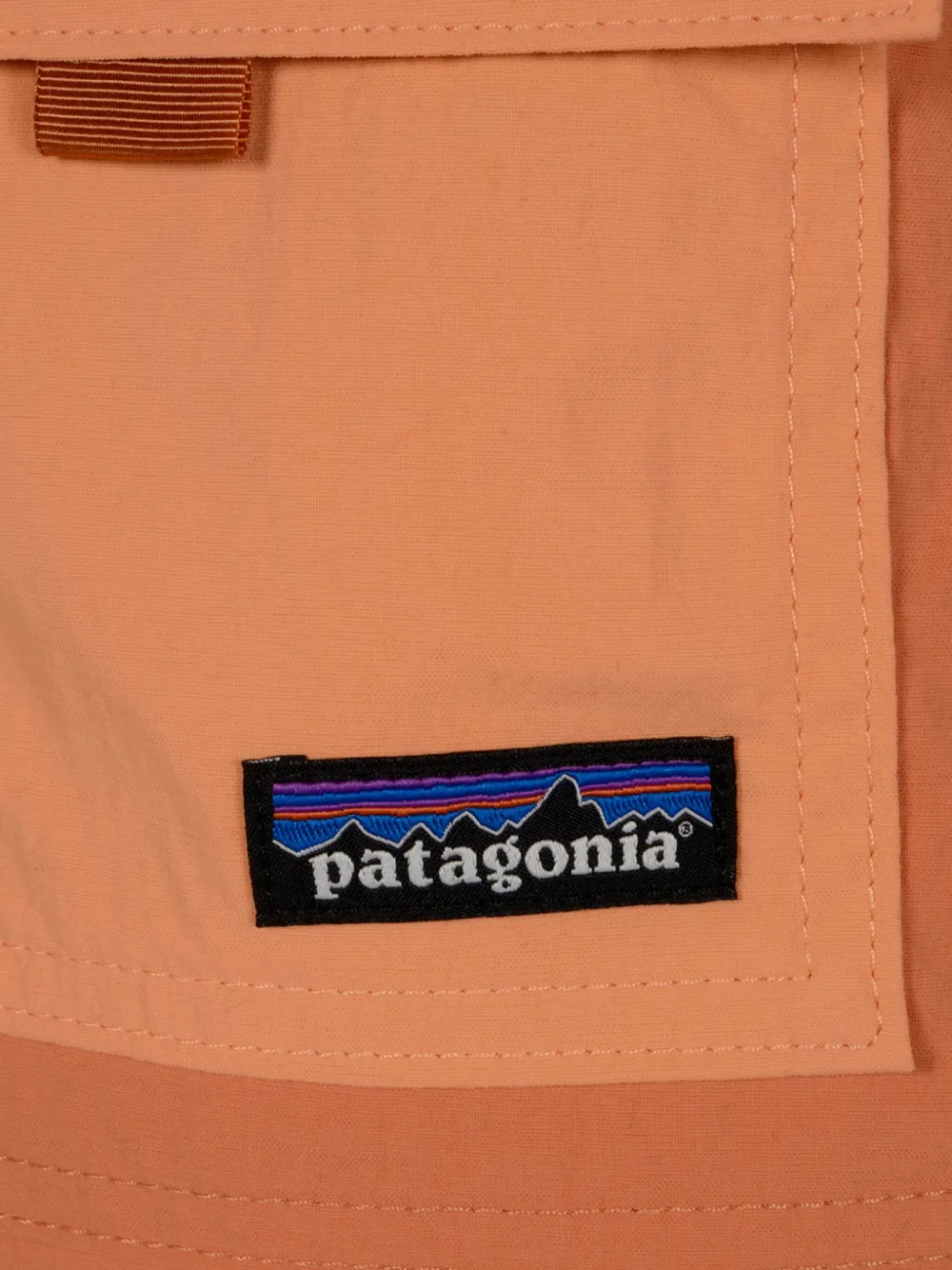 Patagonia cargo-pocket belted shorts Oranje