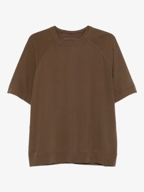original vintage style raglan-sleeve cotton T-shirt
