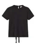 Lanvin tie-back cotton T-shirt - Black
