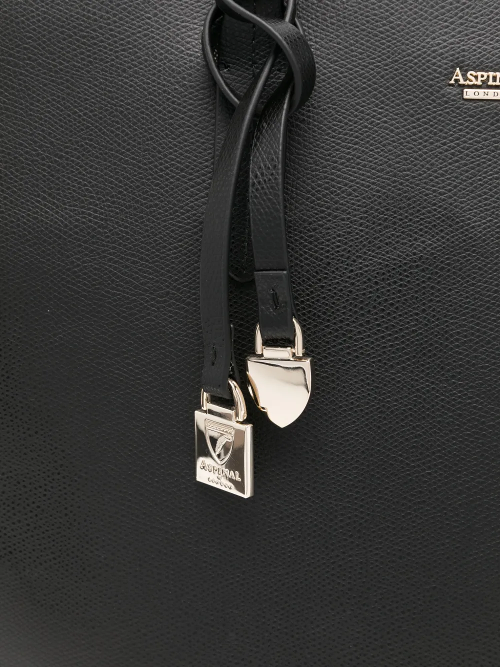 Aspinal Of London East West shopper Zwart