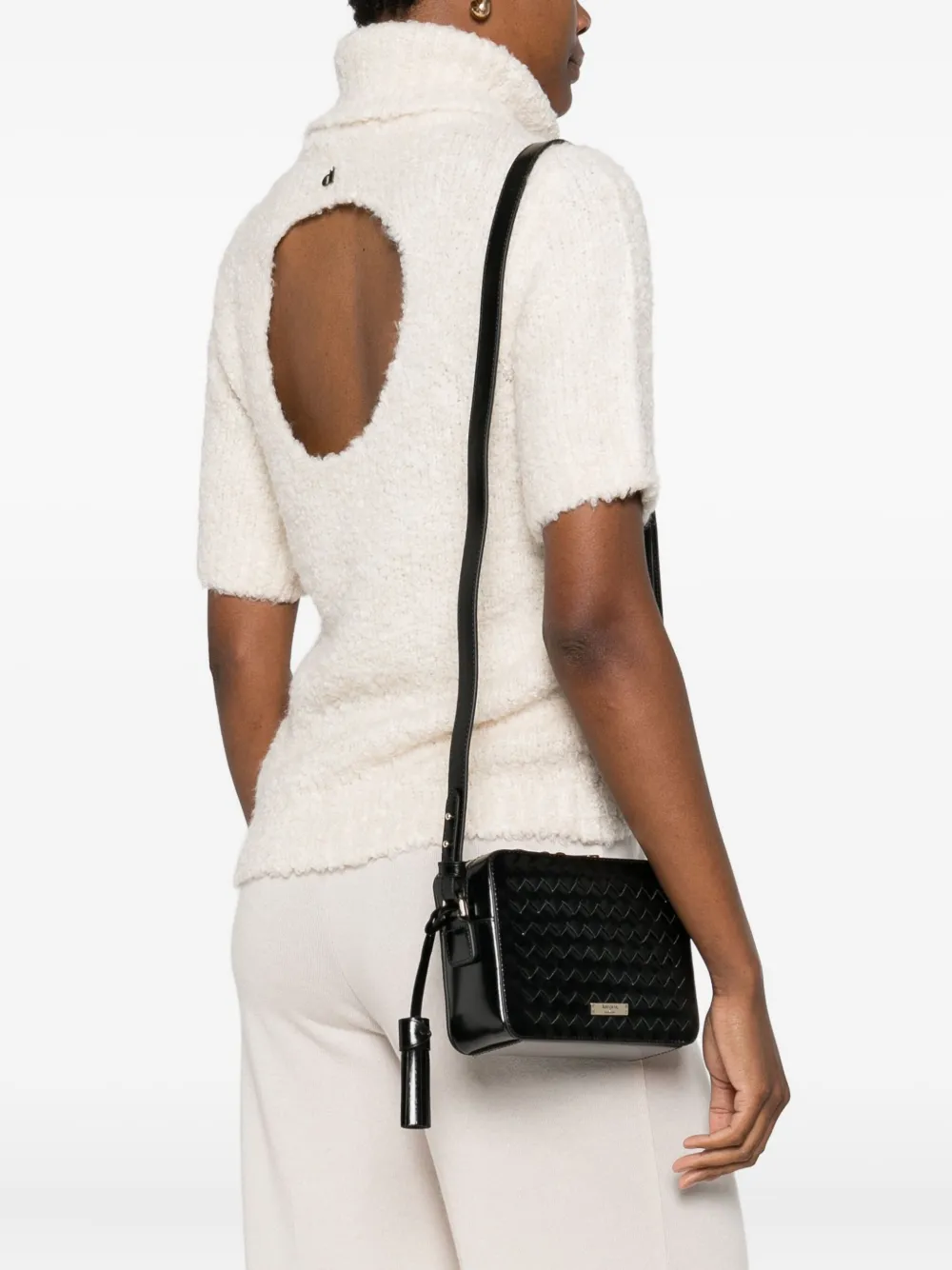Aspinal Of London Camera woven mini crossbody bag | Mini Bags | Image 2