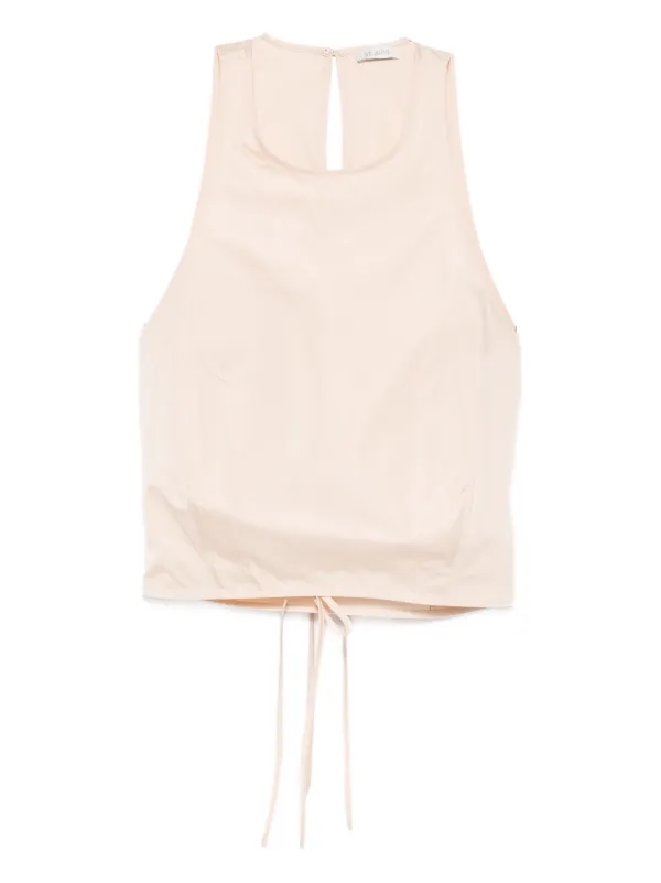 St. Agni Paper Taffeta Cocoon Top in Pink