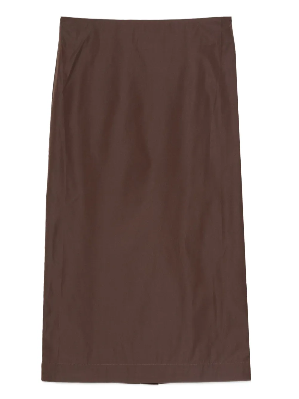 St. Agni jupe mi-longue à fente au dos | marron | Image 1