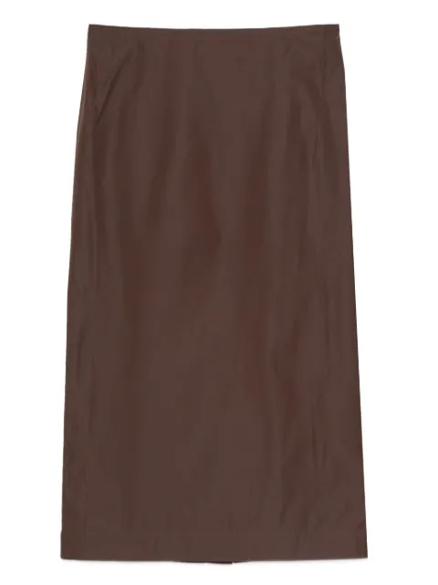 St. Agni rear-slit midi skirt