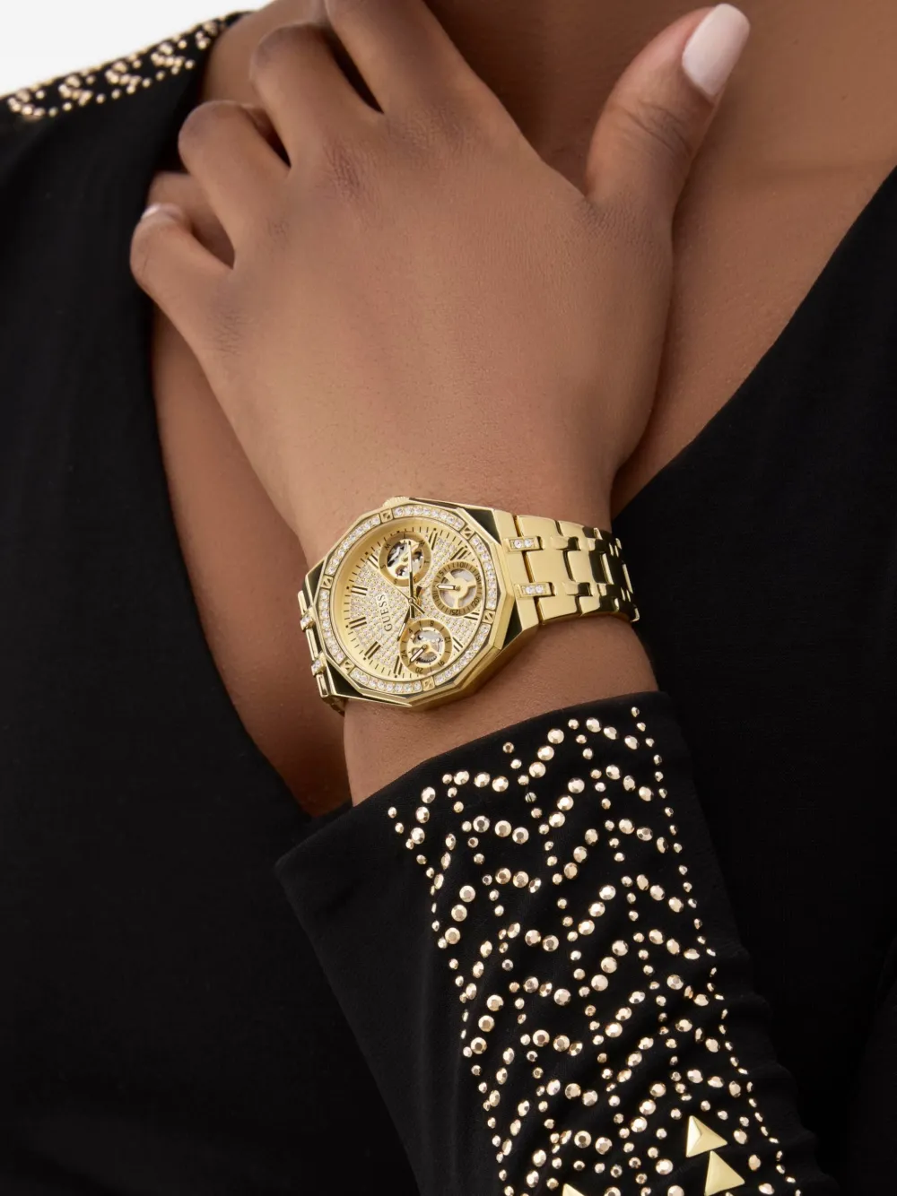 GUESS USA Kryptonite 36 mm - Goud