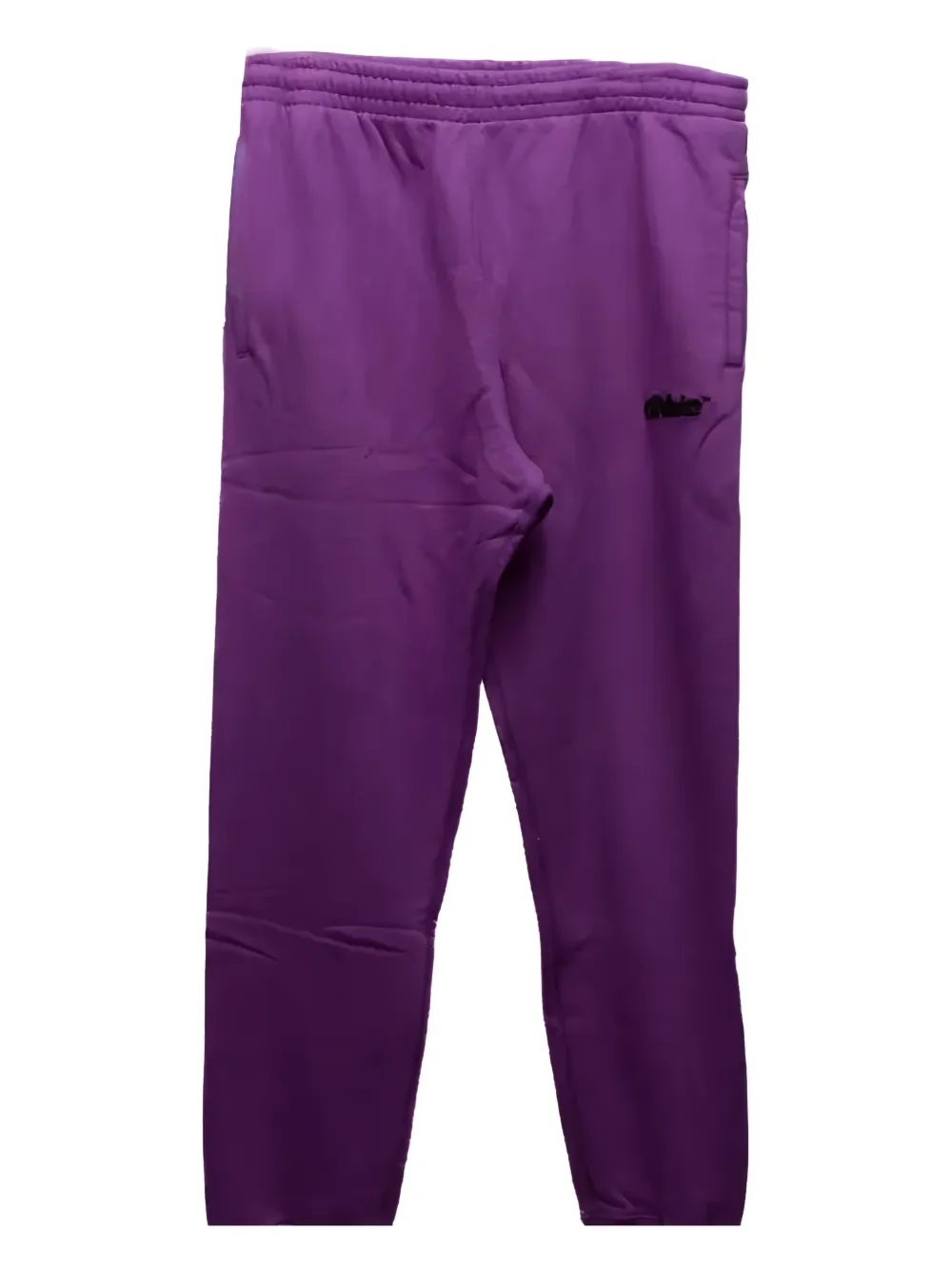 Off-White logo trousers - Viola