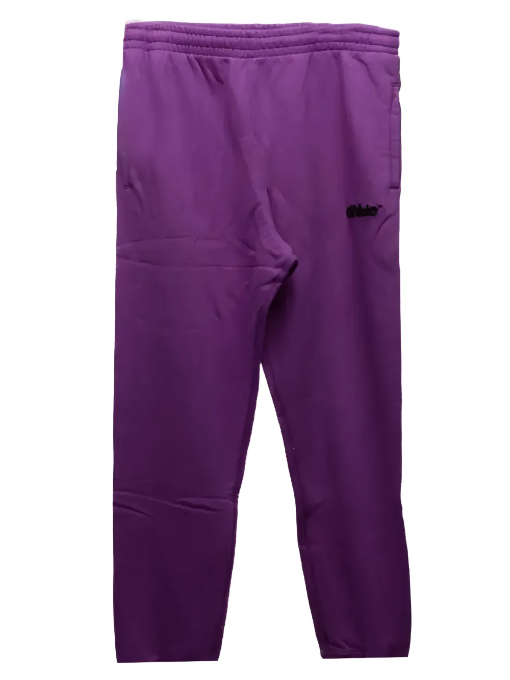Off-White logo trousers - Viola