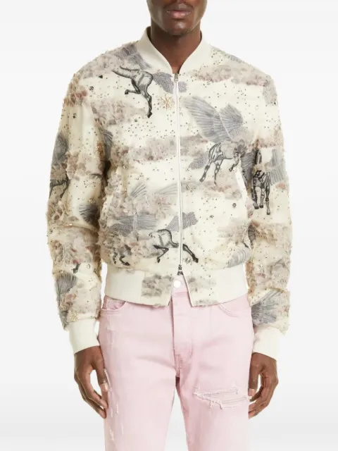 AMIRI floral sequin jacket