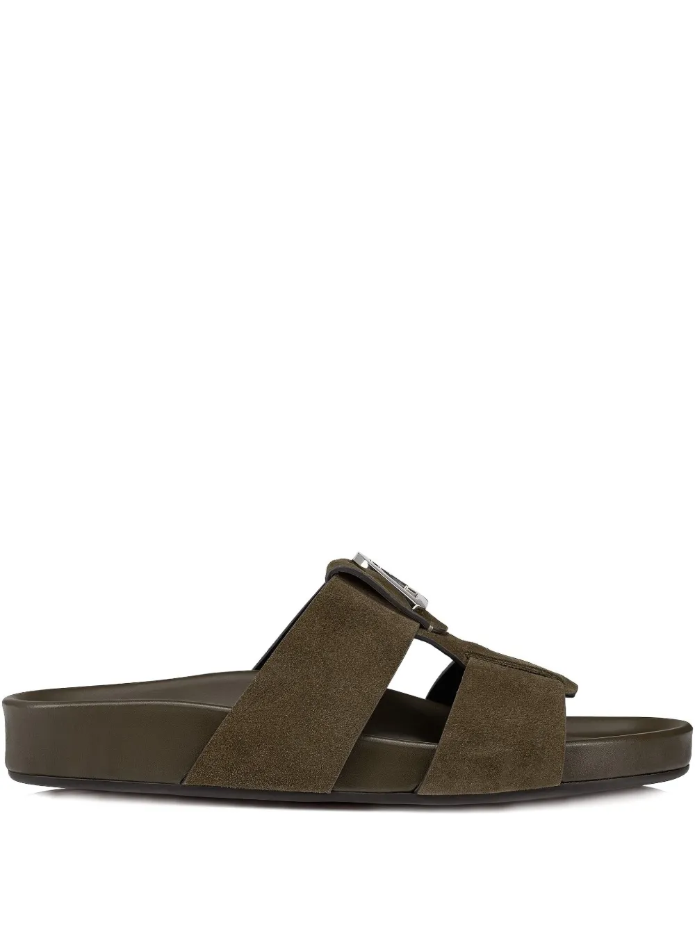 Christian Louboutin Dhabubizz suede sandals | Green | Image 1