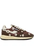 Autry REELWIND embroidered-flower sneakers - EMBRO/FLOW EBONY/WWHT