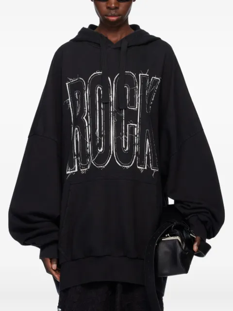 Vaquera embroidered hoodie