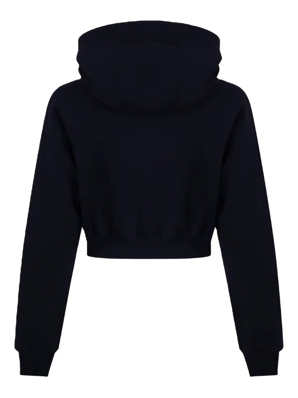 Casablanca diamond patch hooded sweatshirt - Zwart