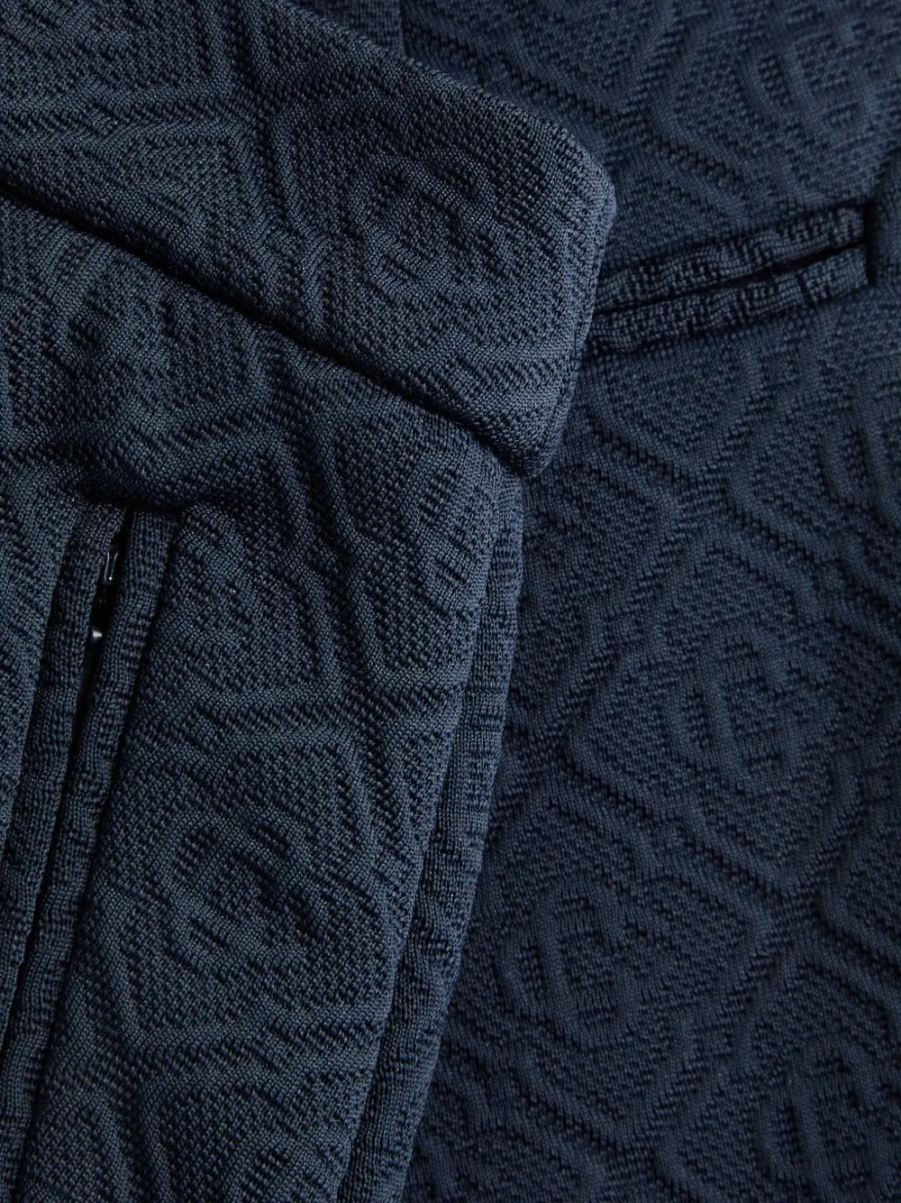 Casablanca Shorts met logo-jacquard Blauw