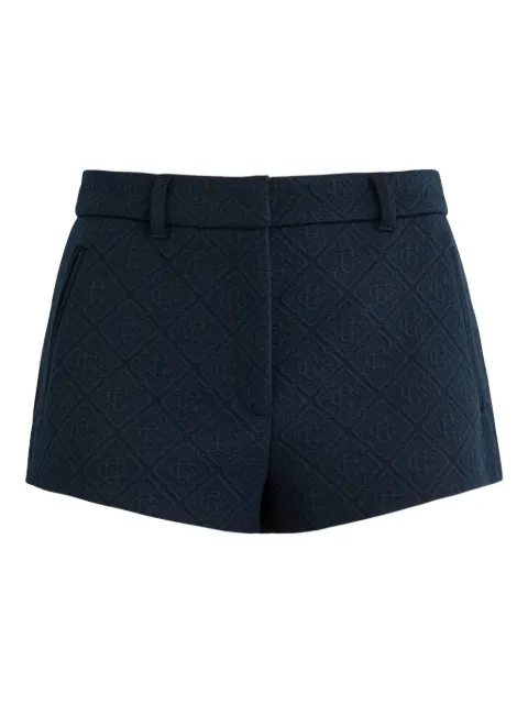 Casablanca logo-jacquard mini shorts