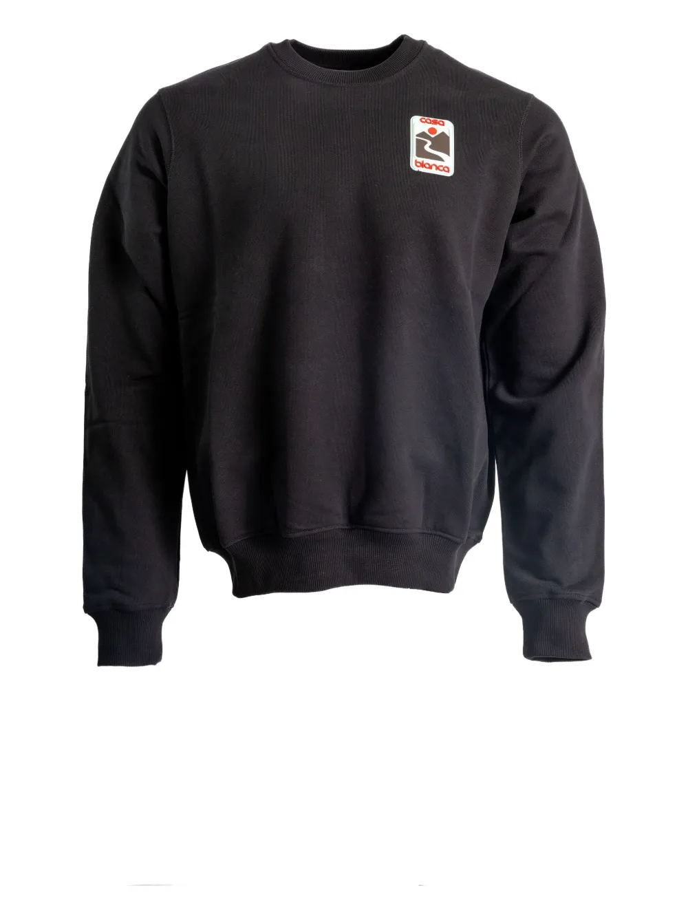 Casablanca Logo-patch Sweatshirt In Black