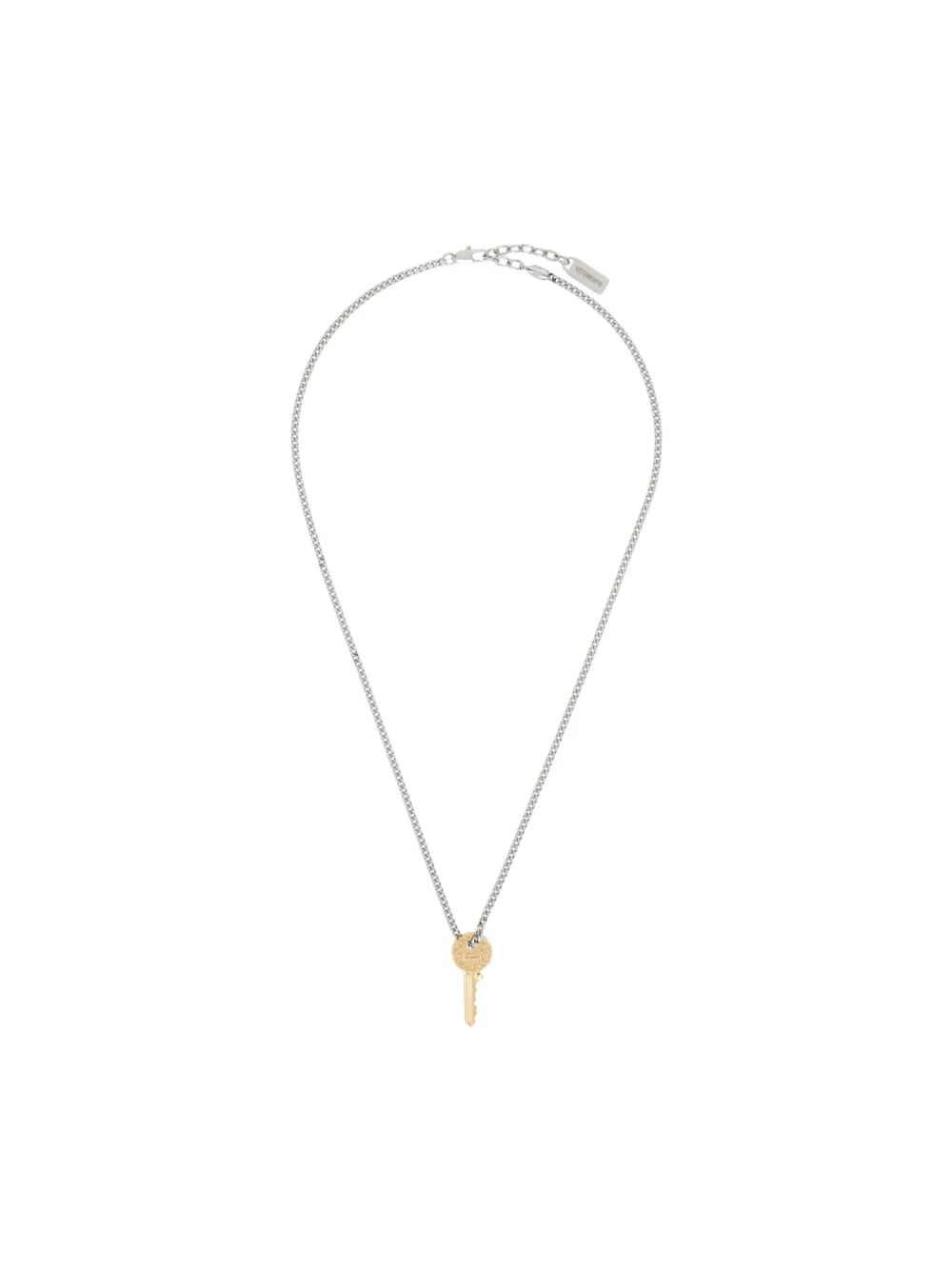 VETEMENTS key-pendant necklace - Zilver