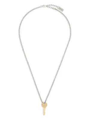 MM6 Maison Margiela キーチャーム ネックレス | シルバートーン