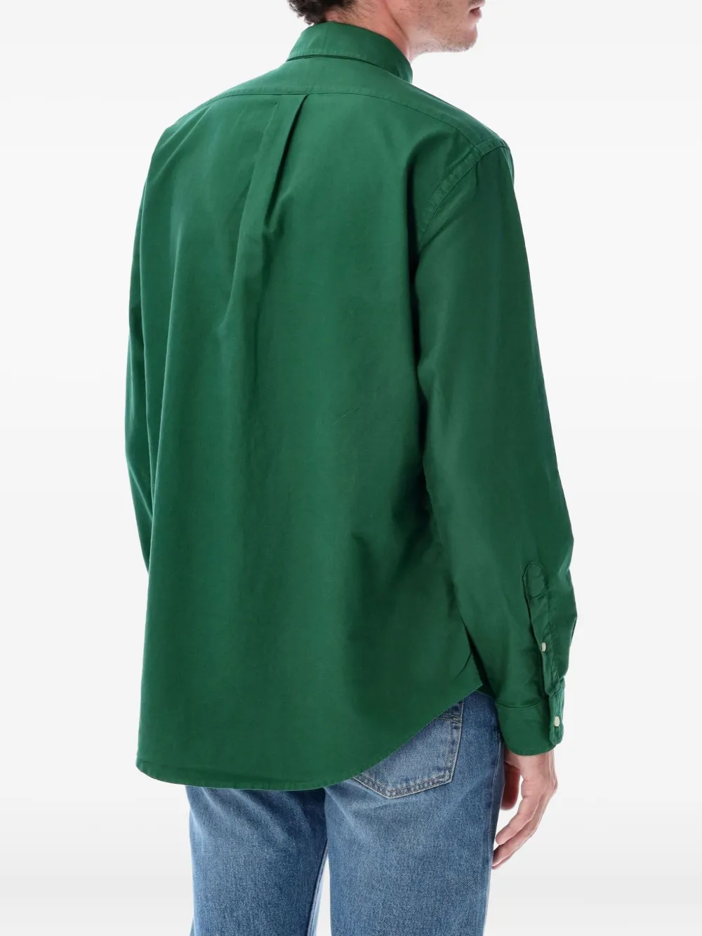 Polo Ralph Lauren Overhemd met geborduurd logo - Groen