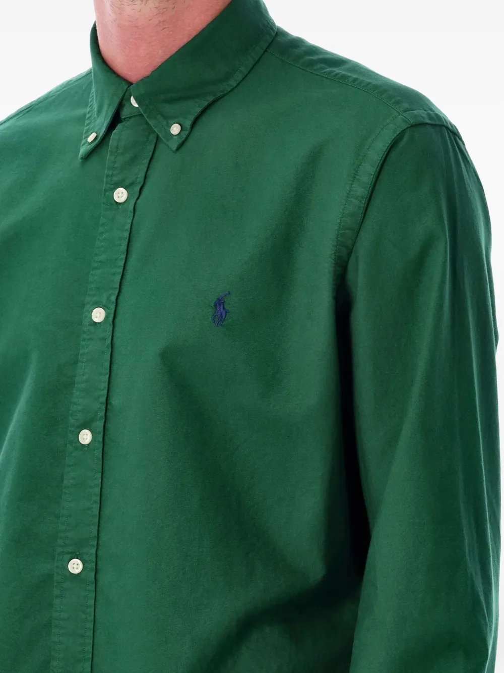 Polo Ralph Lauren Overhemd met geborduurd logo Groen