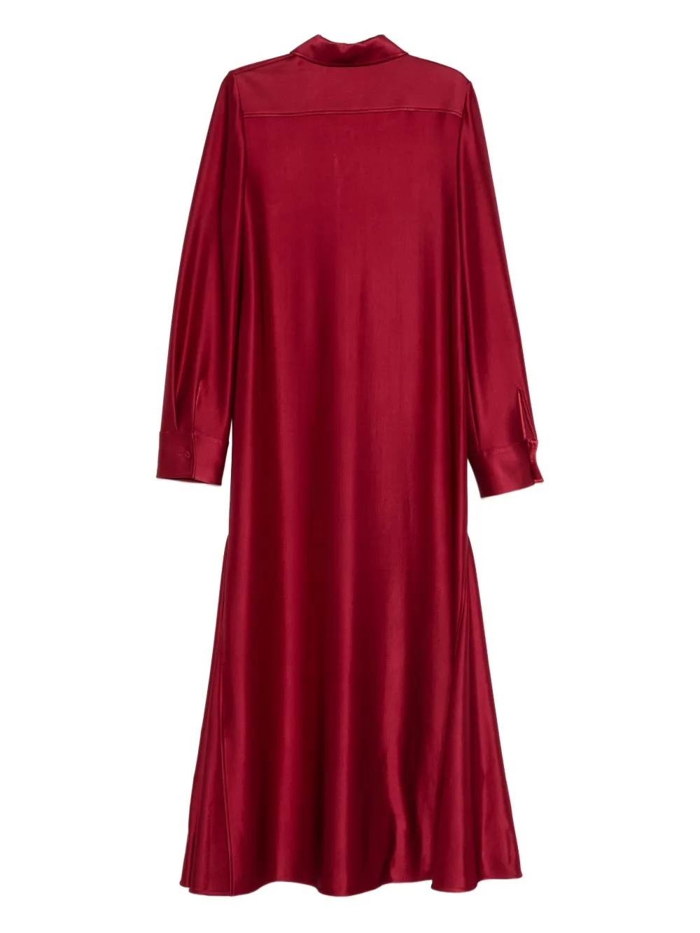 Jil Sander Button-down blousejurk - Rood