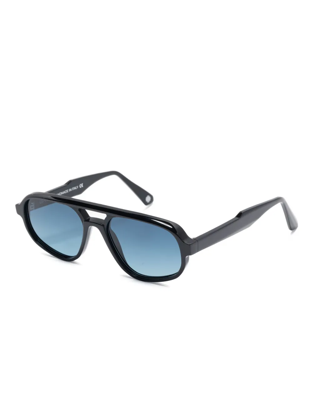 OPHY EYEWEAR Safdie double-bridge sunglasses - Zwart