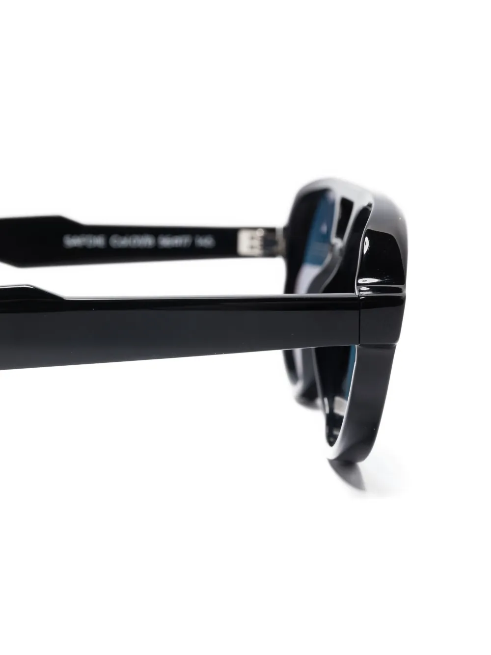 OPHY EYEWEAR Safdie zonnebril met dubbele neusbrug Zwart