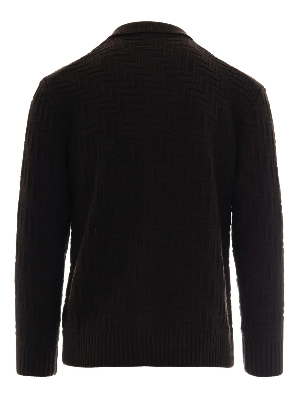 Paolo Pecora polo-collar cardigan Bruin