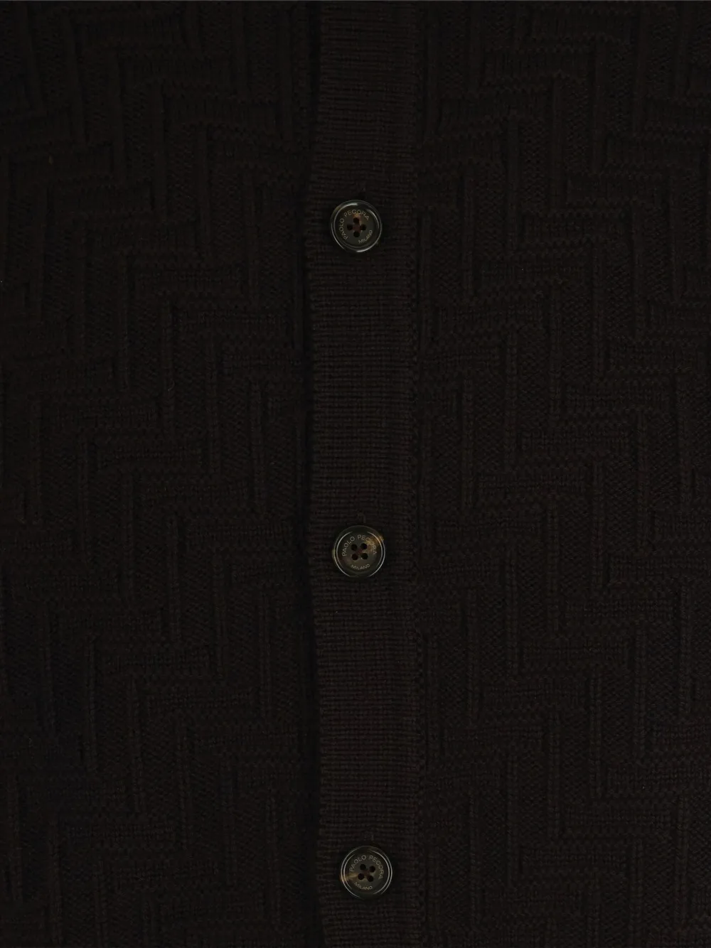 Paolo Pecora polo-collar cardigan Bruin