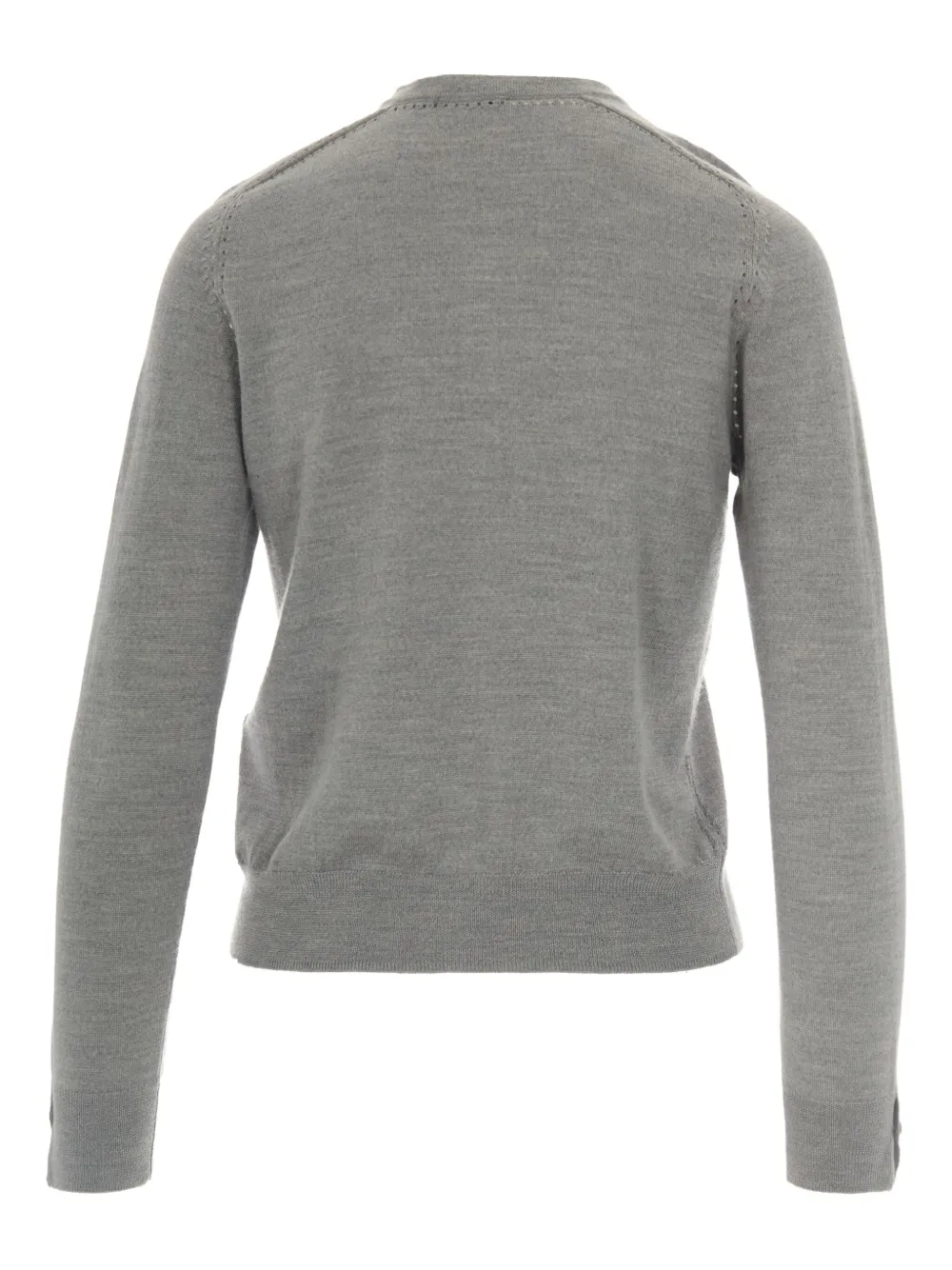 LIU JO Wollen vest met knopen Grijs