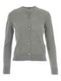 LIU JO buttoned detailed wool cardigan - Grey