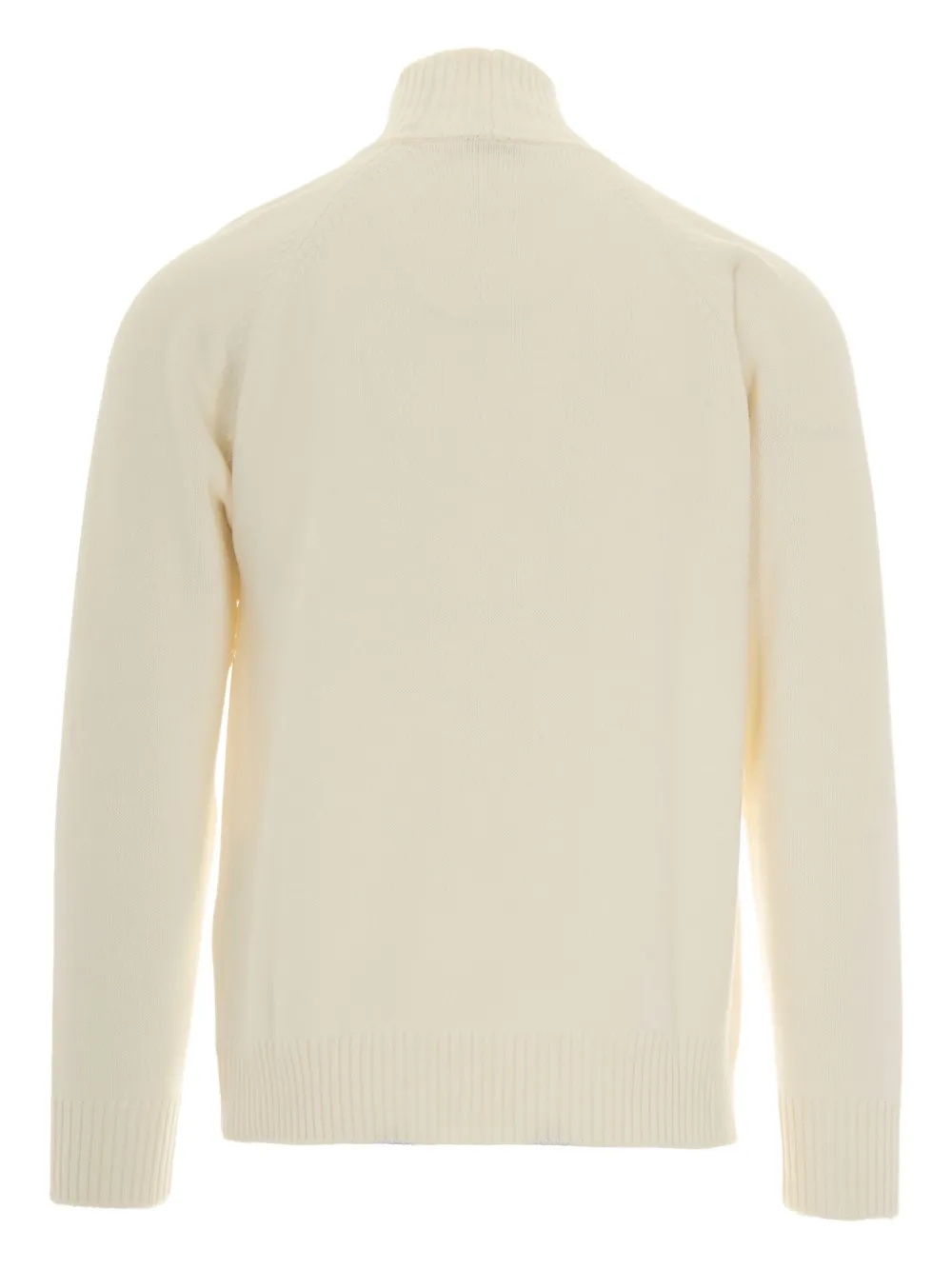 Paolo Pecora high-neck raglan-sleeve sweater Wit