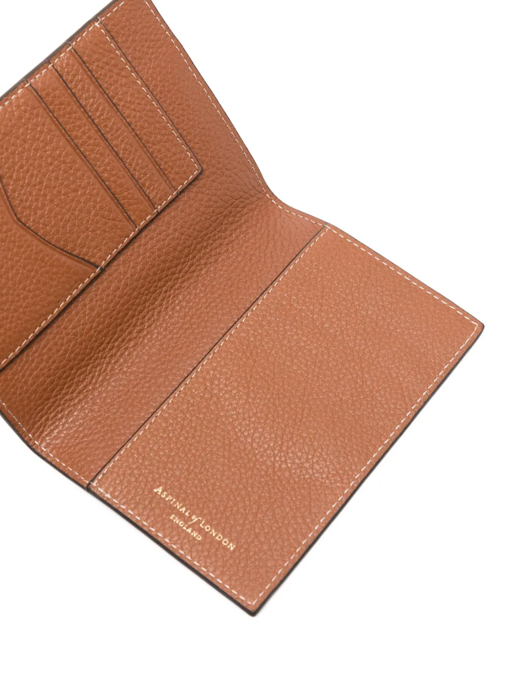 Aspinal Of London Hudson Passport Cover In Brown