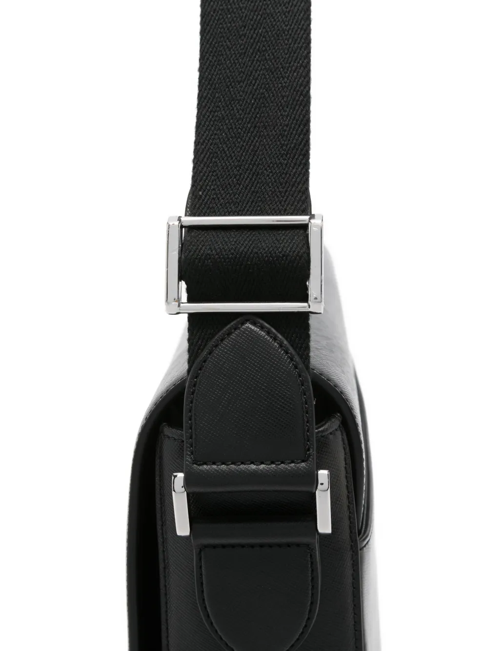 Aspinal Of London Logo-detail Messenger Bag In Black