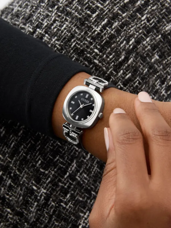 Black Embellished Watch by Guess s-l1200.jpg main image 4
