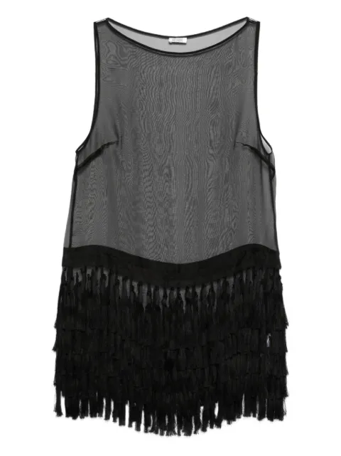 St. Agni tassel-detail mini dress