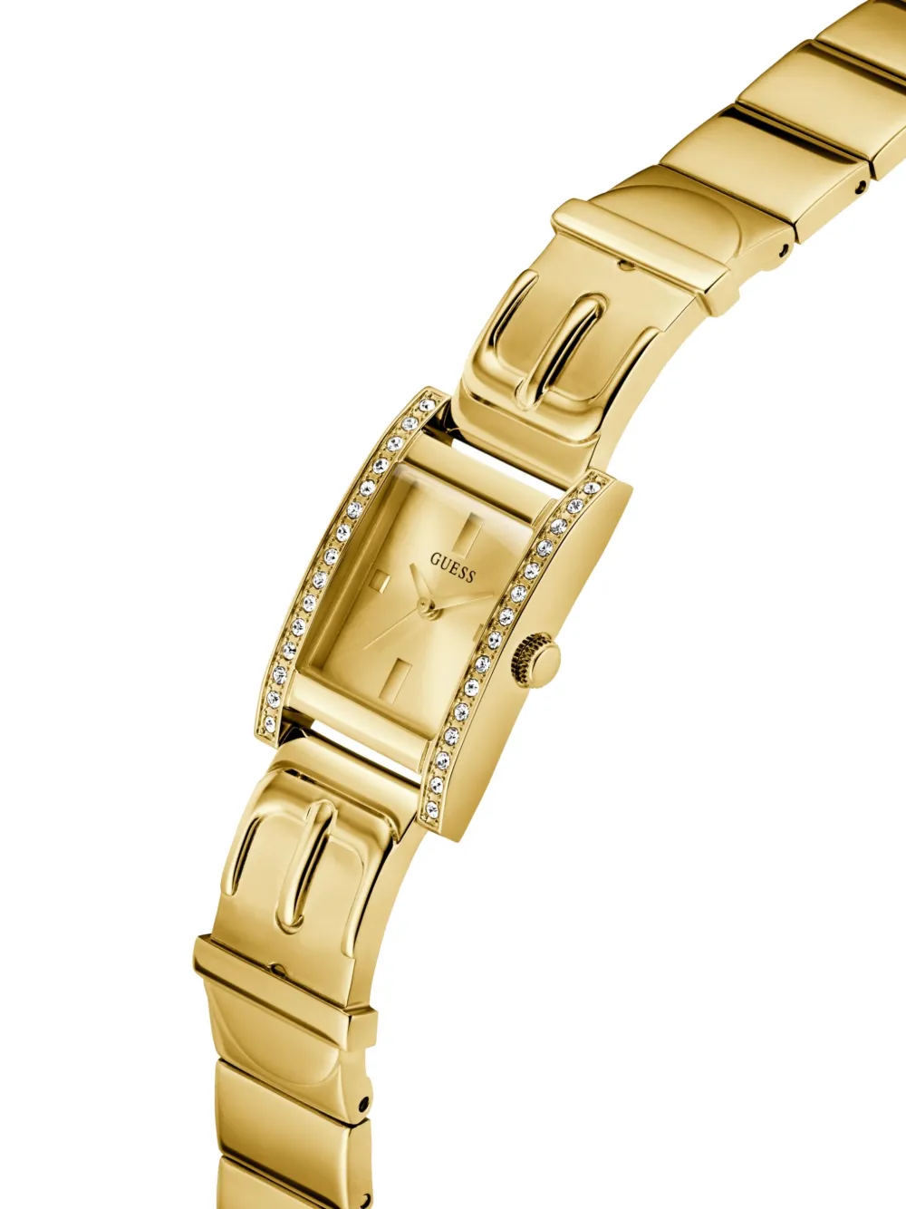 GUESS USA Quartz 20 mm verfraaid met kristallen - Goud