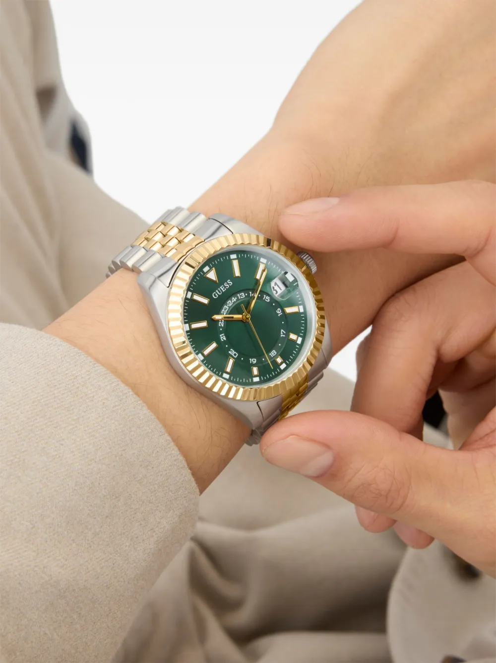 GUESS USA Jaden 42 mm - Groen