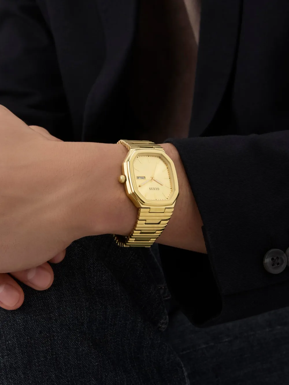 GUESS USA Oliver 35 mm - Goud