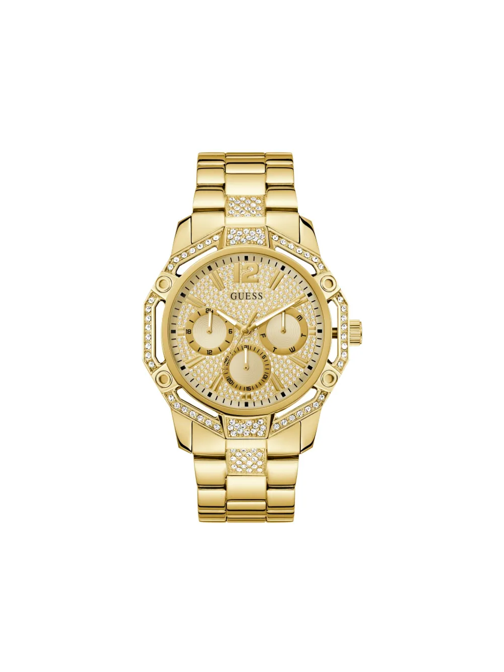 GUESS USA Crystal Glitz 44mm - Oro