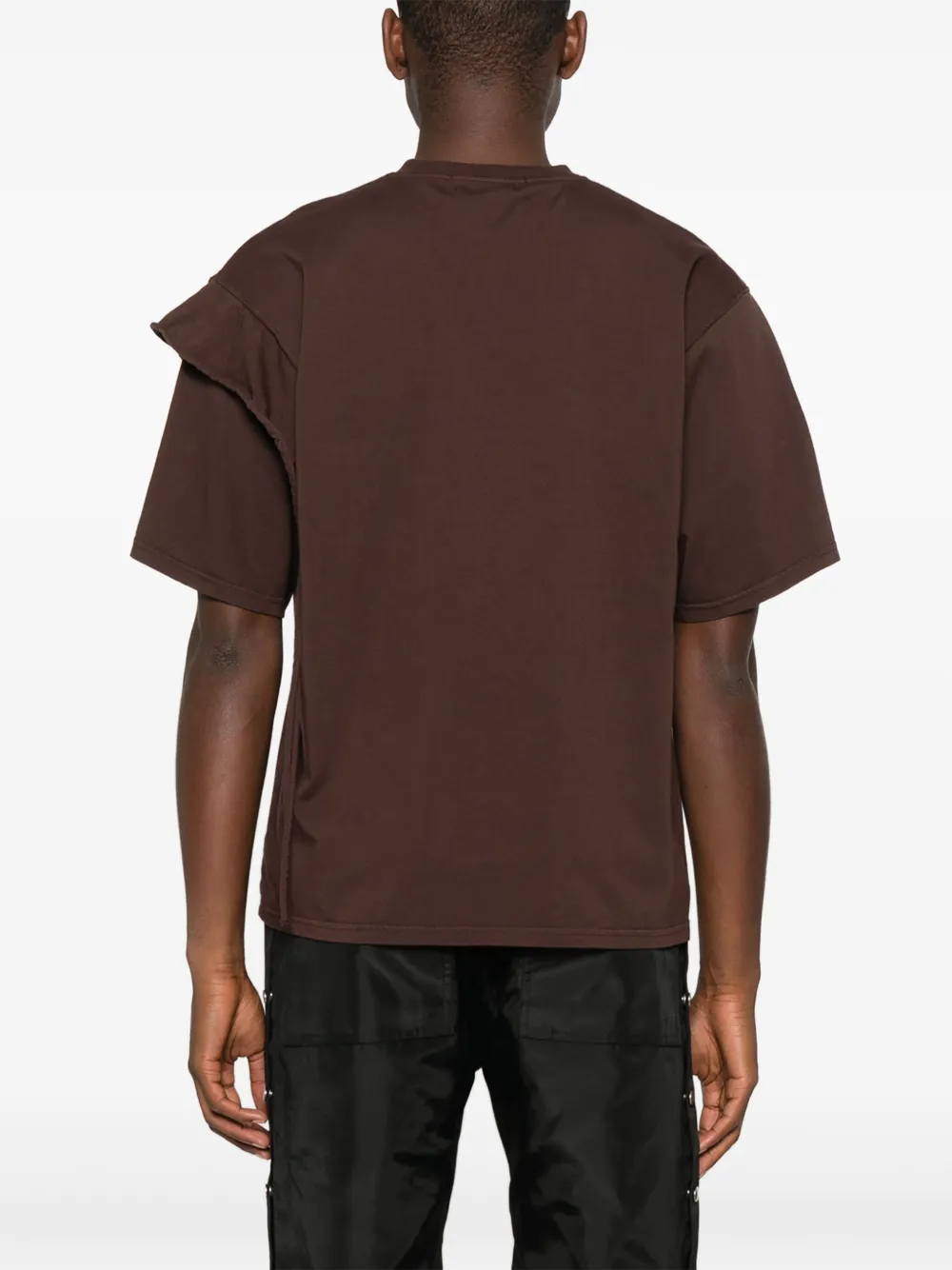 Ottolinger Gedeconstrueerd T-shirt Bruin