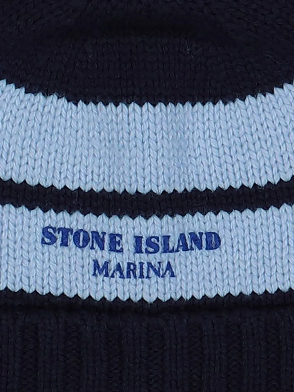 Stone Island Gestreepte muts Blauw