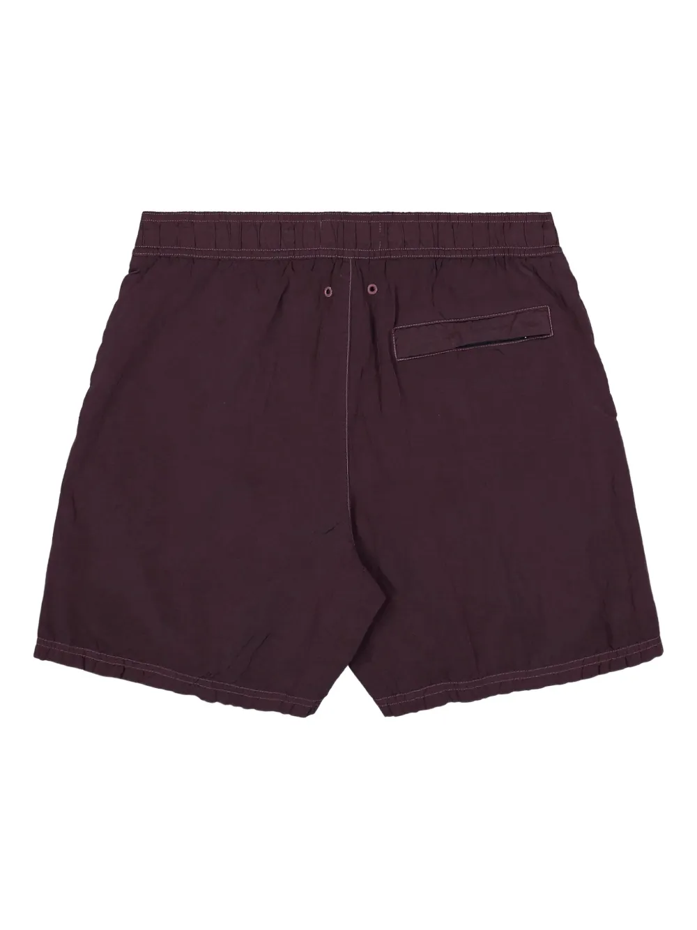 Stone Island logo-patch swim shorts Rood