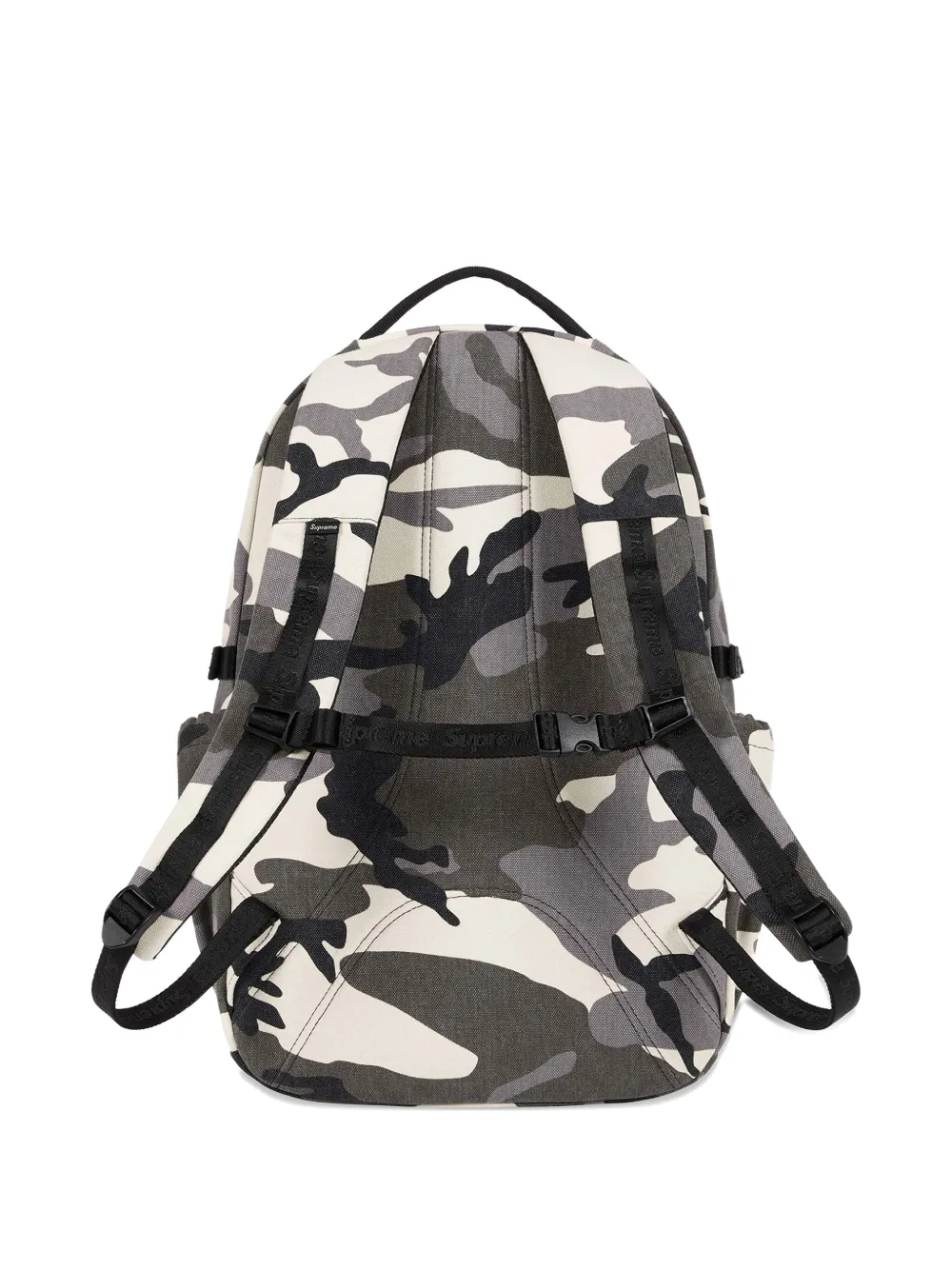 Supreme "Snow Camo" rugzak met logopatch Groen