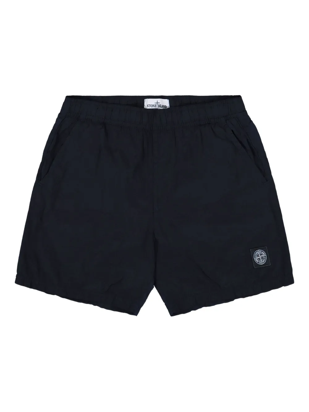 Stone Island logo-patch swim shorts V0020 NAVY BLUE