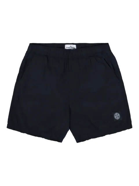Stone Island logo-patch swim shorts