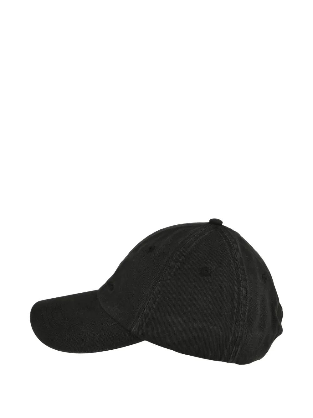 Stone Island Honkbalpet met geborduurd logo Zwart