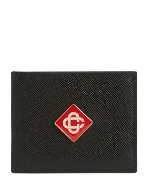 Casablanca logo-plaque card holder