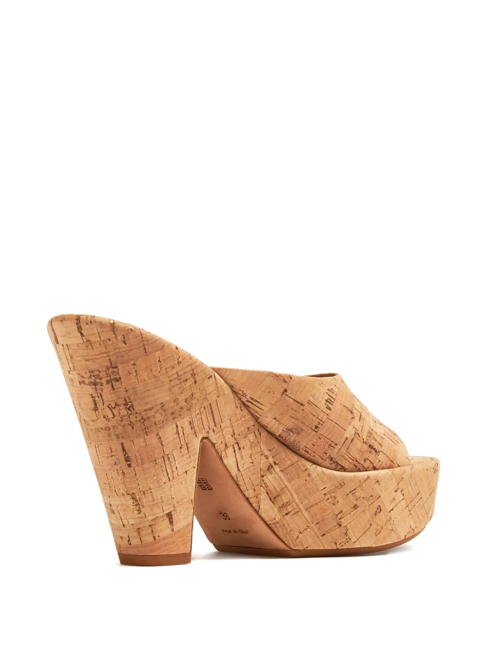 Givenchy 95mm Doll cork platform sandals Neutrals